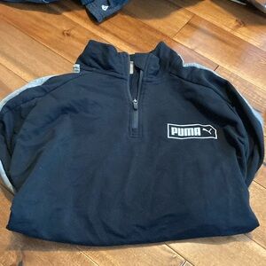 Puma Zip Mock Neck Long Sleeve